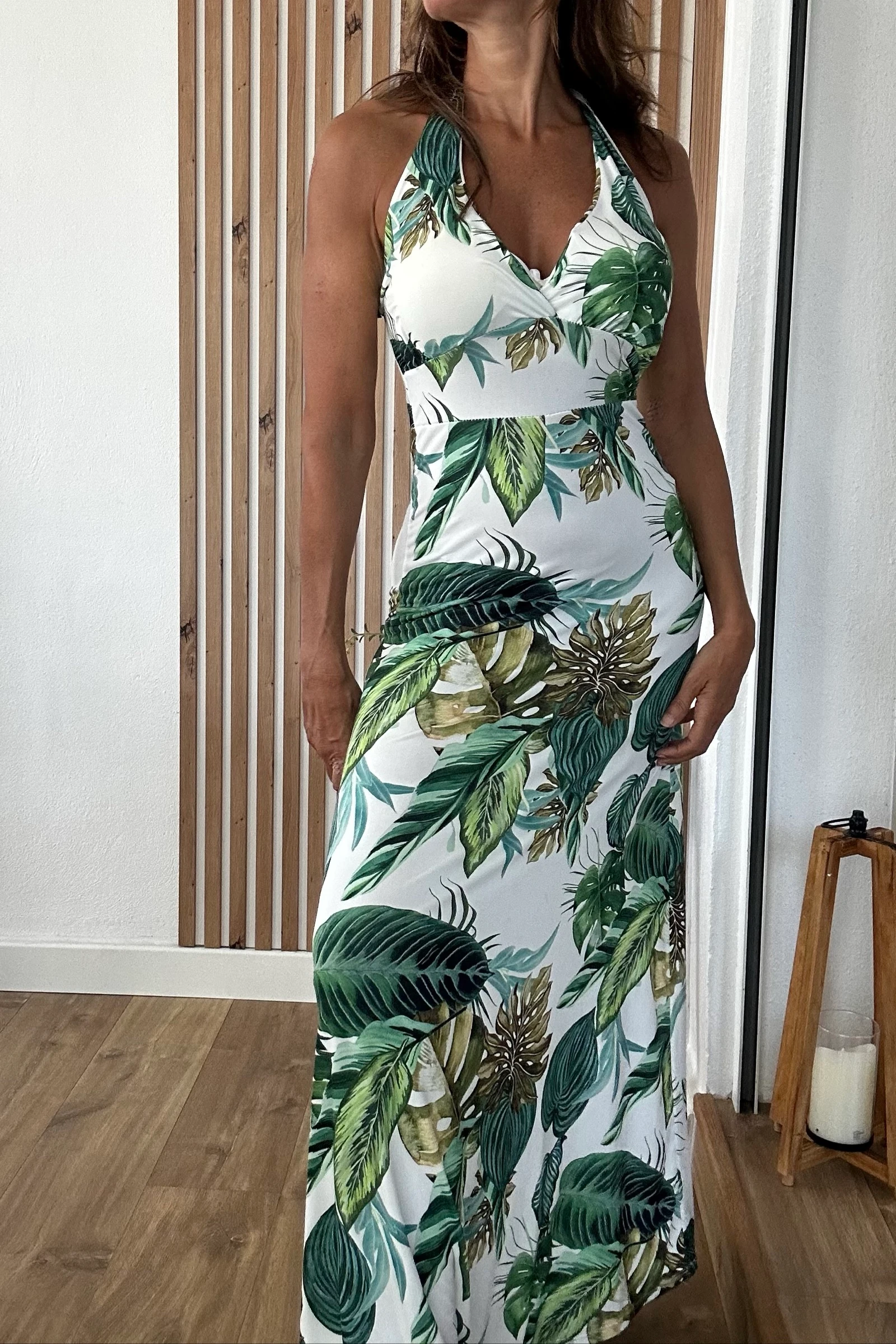 Vestido longo Made in Italy – Estampa tropical – Tamanho único S/M 🌿 – photo 2